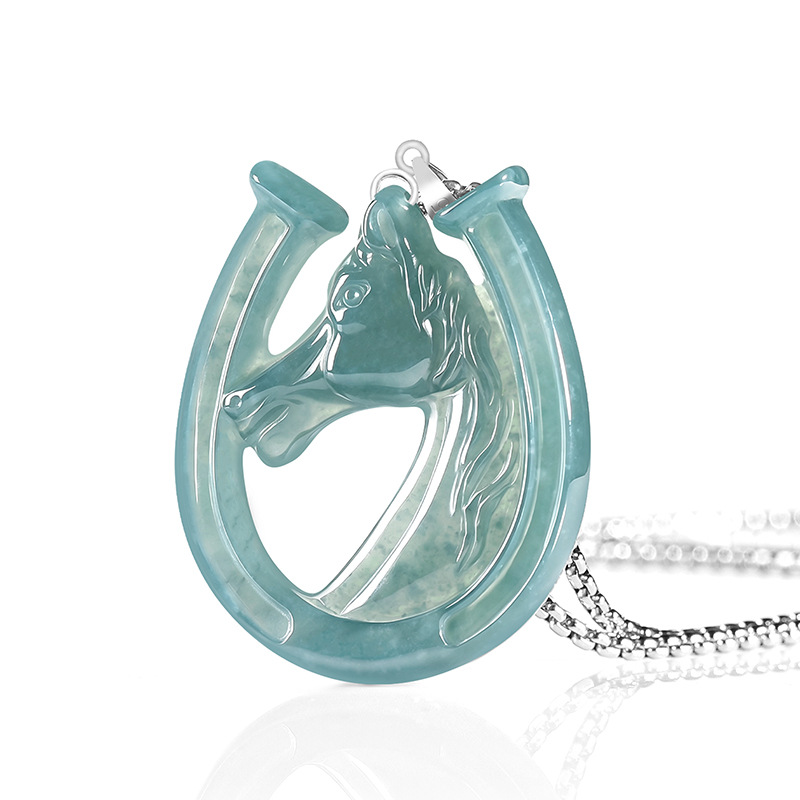 S925 Silber Natürlicher Blauer – Necklaces Bewertung und Preis