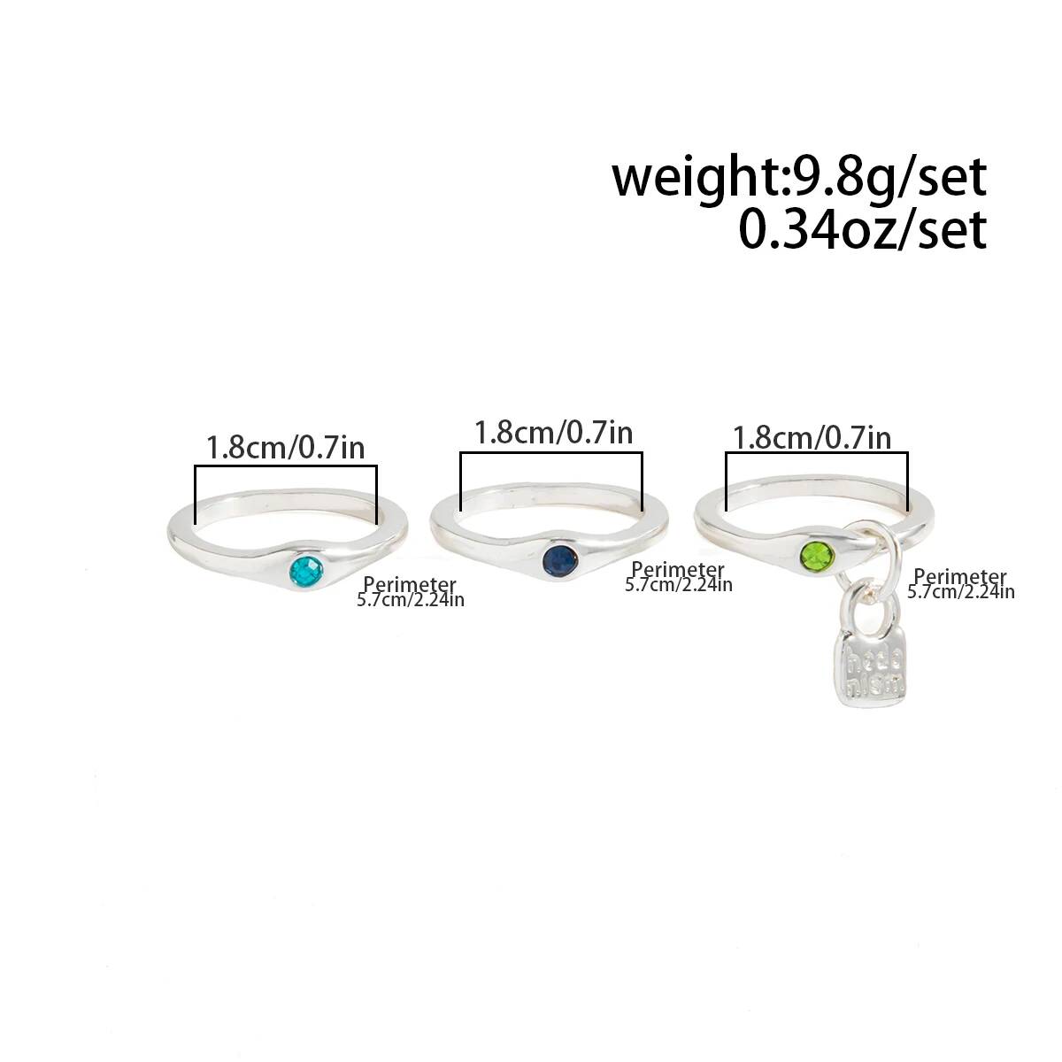 Ingemark 3-teiliges Set Vintag – Vintage Punk Knuckle Rings Set Bewertung und Preis