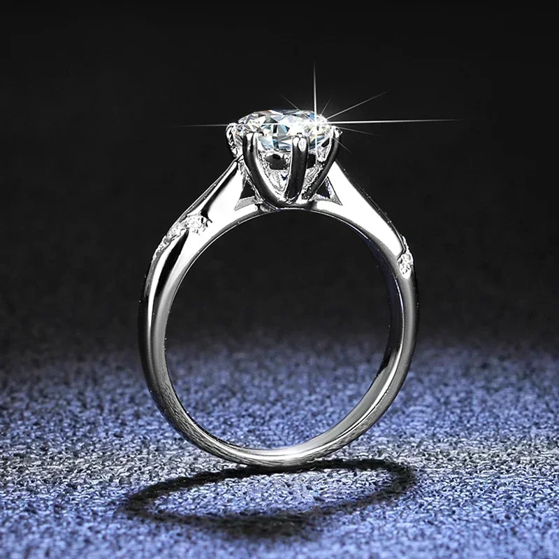 Eldorado Gold 100 % originaler – Moissanite Engagement Ring 1 Carat Bewertung und Preis
