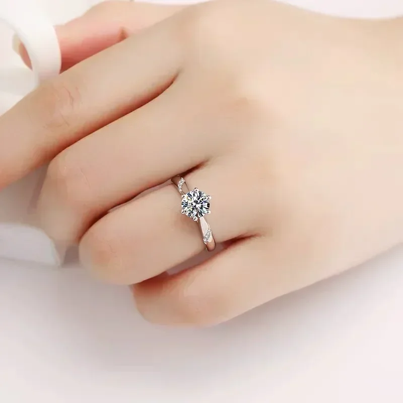 Eldorado Gold 100 % originaler – Moissanite Engagement Ring 1 Carat Bewertung und Preis