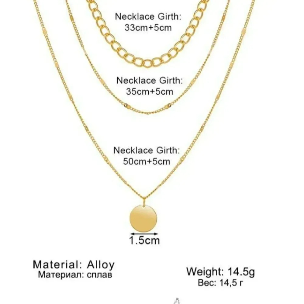 Ästhetische, modische, retro-v – Layered Pendant Necklace Aesthetic Bewertung und Preis