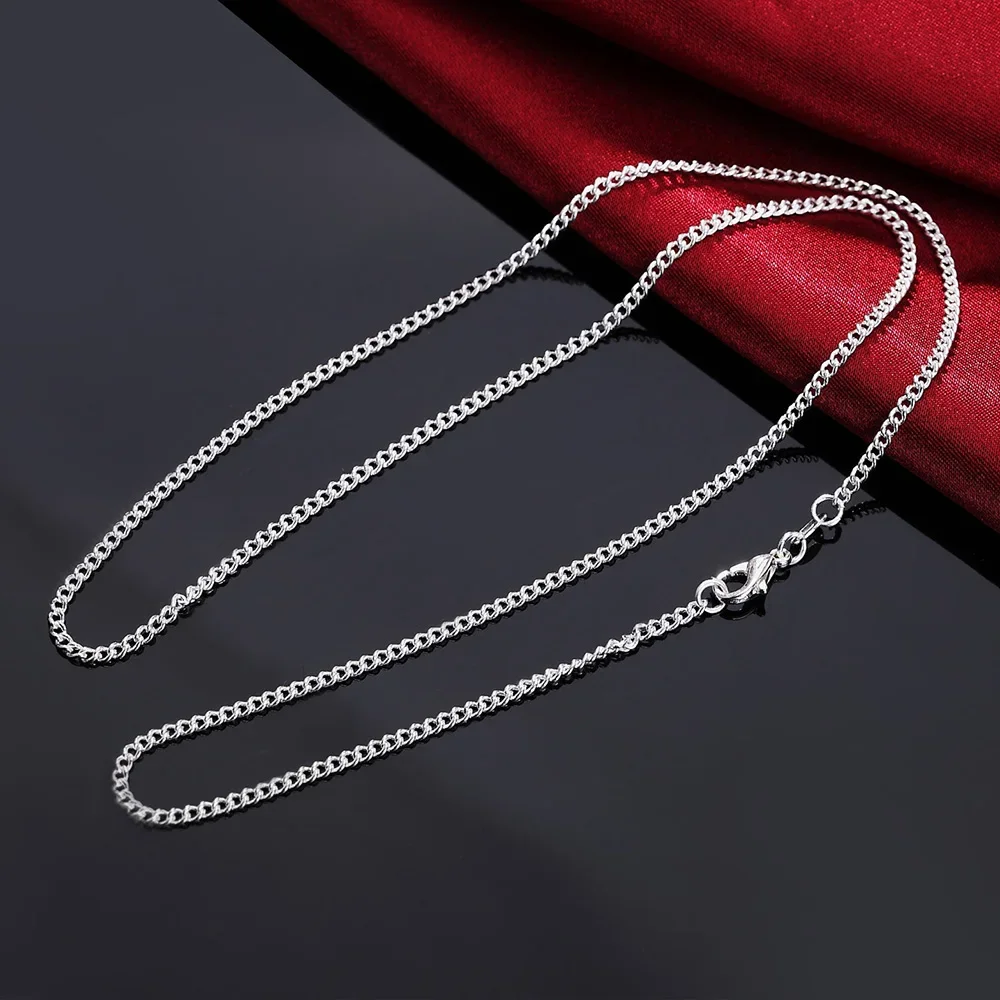 40-75cm 925 Sterling Silber kl – 925 Sterling Silver Chain Necklace Men Bewertung und Preis