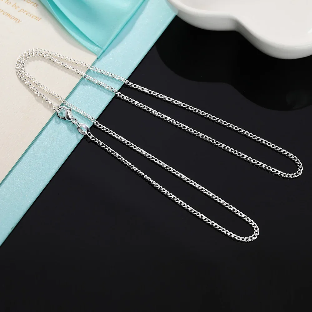 40-75cm 925 Sterling Silber kl – 925 Sterling Silver Chain Necklace Men Bewertung und Preis