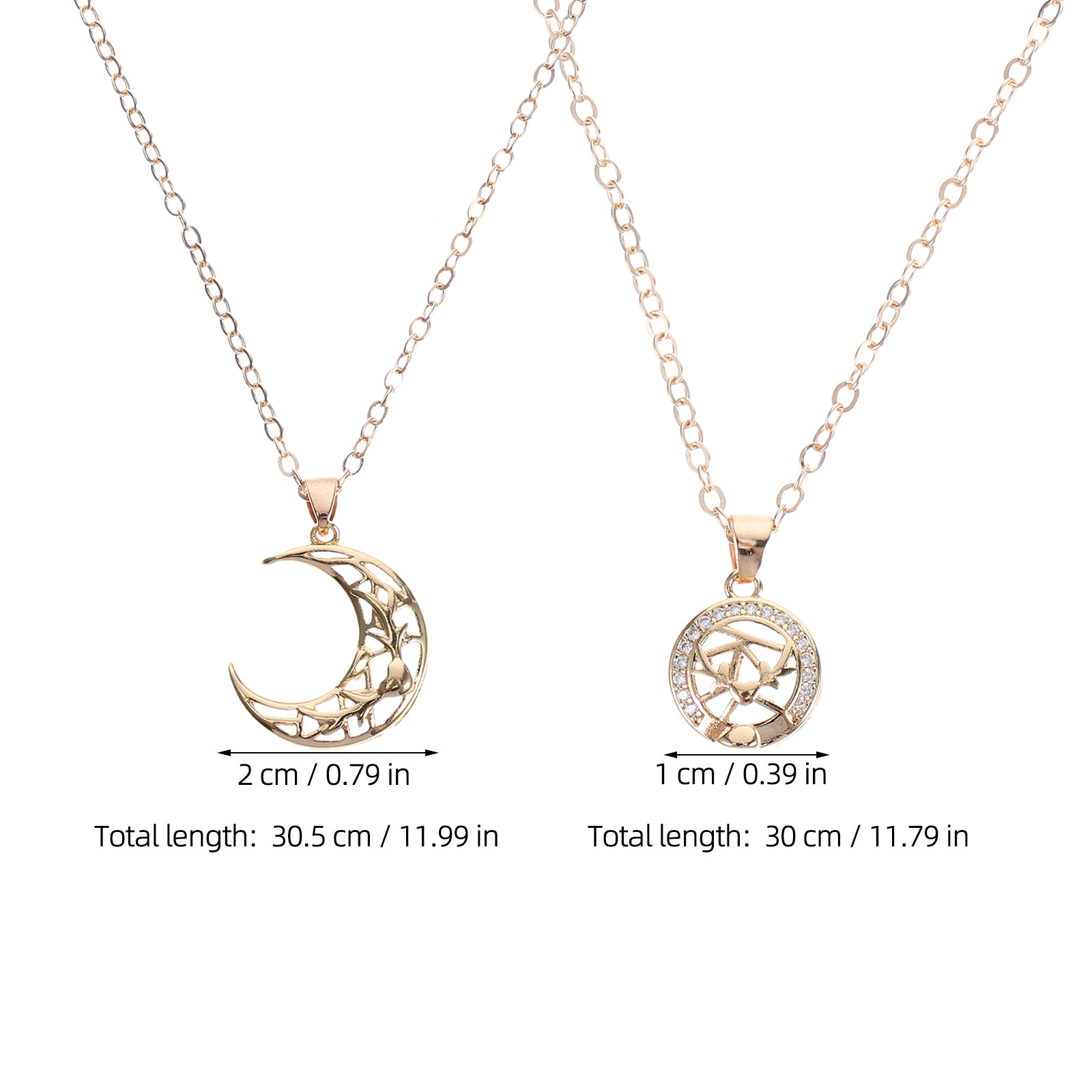 1 Paar Sonne- und Mond-Halsket – Magnetic Couple Matching Necklaces Bewertung und Preis