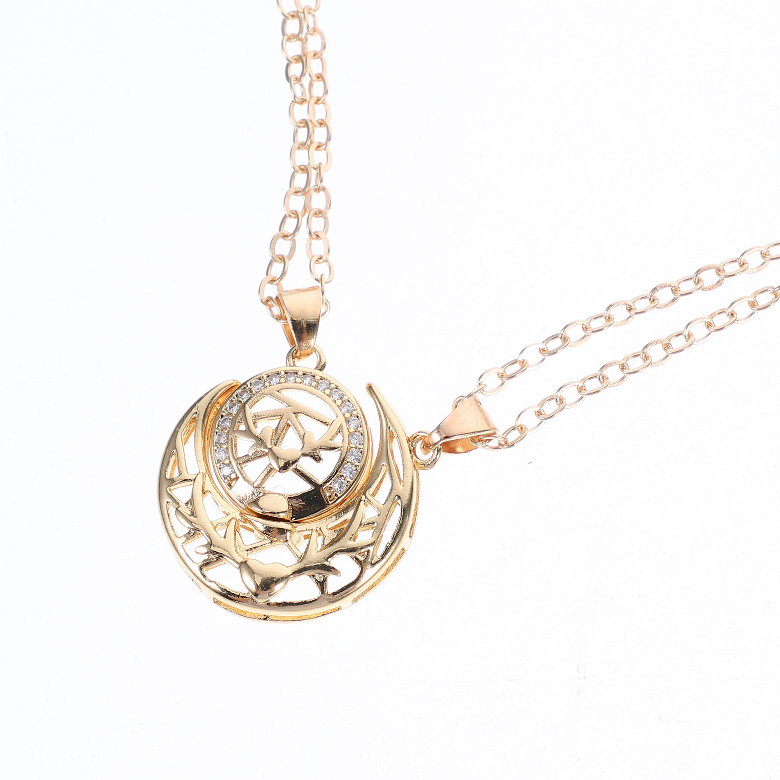 1 Paar Sonne- und Mond-Halsket – Magnetic Couple Matching Necklaces Bewertung und Preis