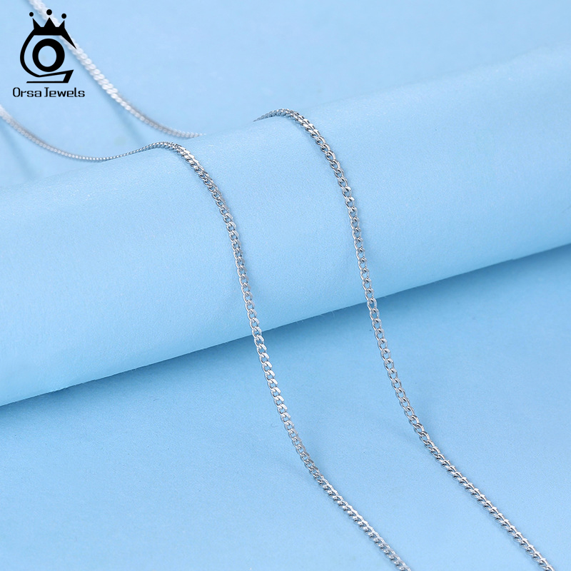 ORSA JEWELS Italienische Halsk – 925 Sterling Silver Chain Necklace Men Bewertung und Preis
