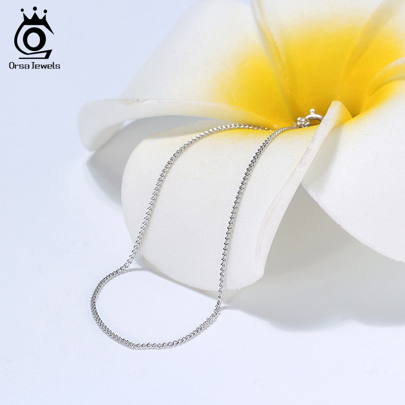 ORSA JEWELS Italienische Halsk – 925 Sterling Silver Chain Necklace Men Bewertung und Preis