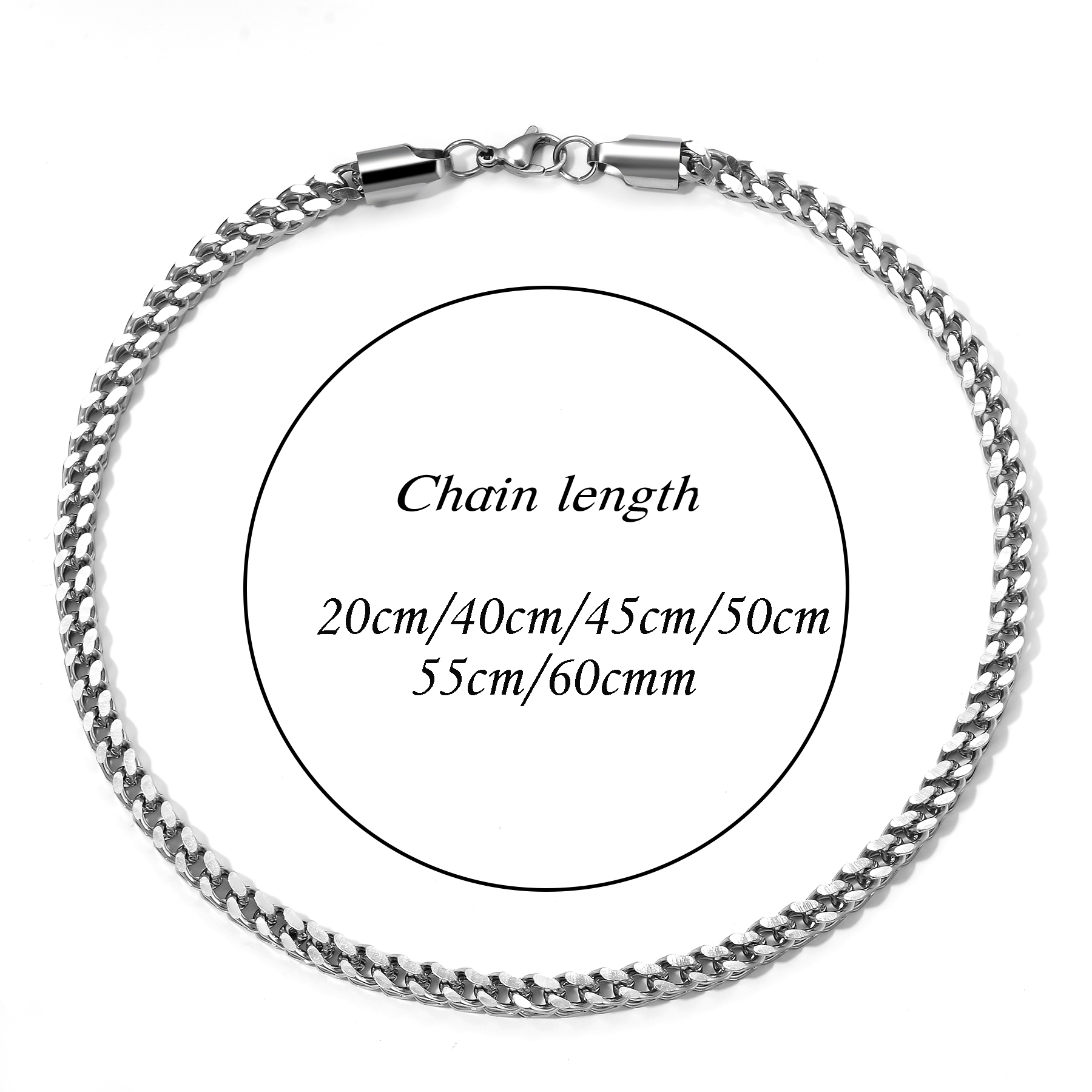 1Pc Größe 3mm-5mm Gold/Silber  – Cuban Link Chain 12Mm Bewertung und Preis
