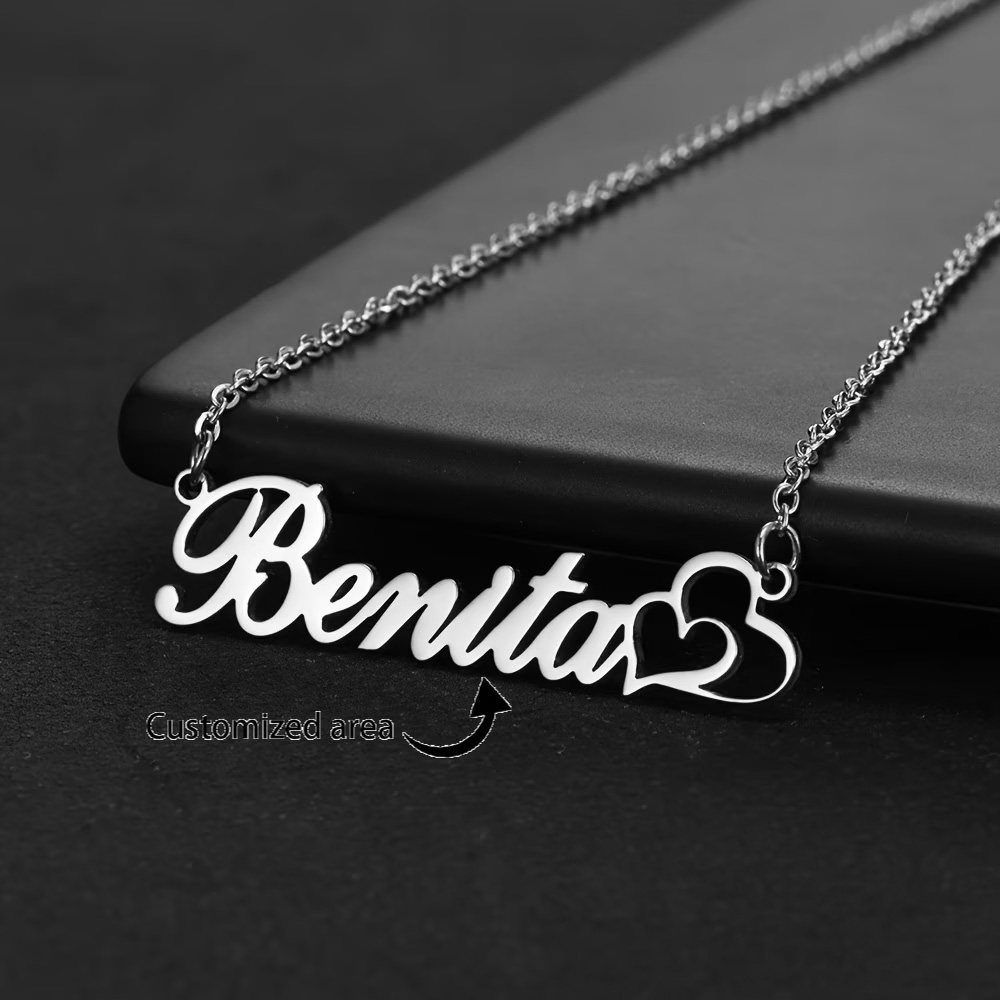 Personalisierte Doppelherz-Hal – Custom Name Necklace Stainless Steel Bewertung und Preis