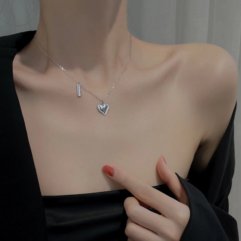 Bestseller-Charm-Halskette mit – Layered Pendant Necklace Aesthetic Bewertung und Preis
