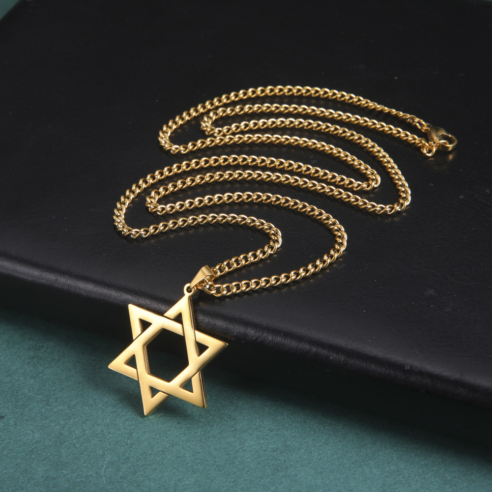 Edelstahl-Davidstern-Anhänger- – Necklaces Bewertung und Preis