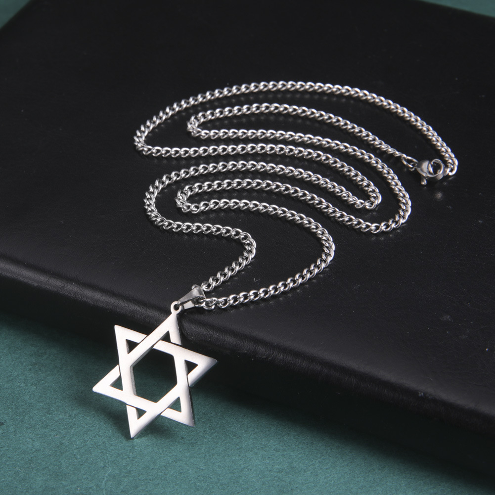 Edelstahl-Davidstern-Anhänger- – Necklaces Bewertung und Preis
