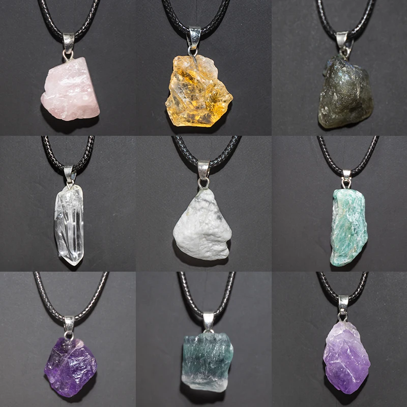 Natürliche Amethysten Blume Ha – Crystal Pendant Necklace Natural Stone Bewertung und Preis