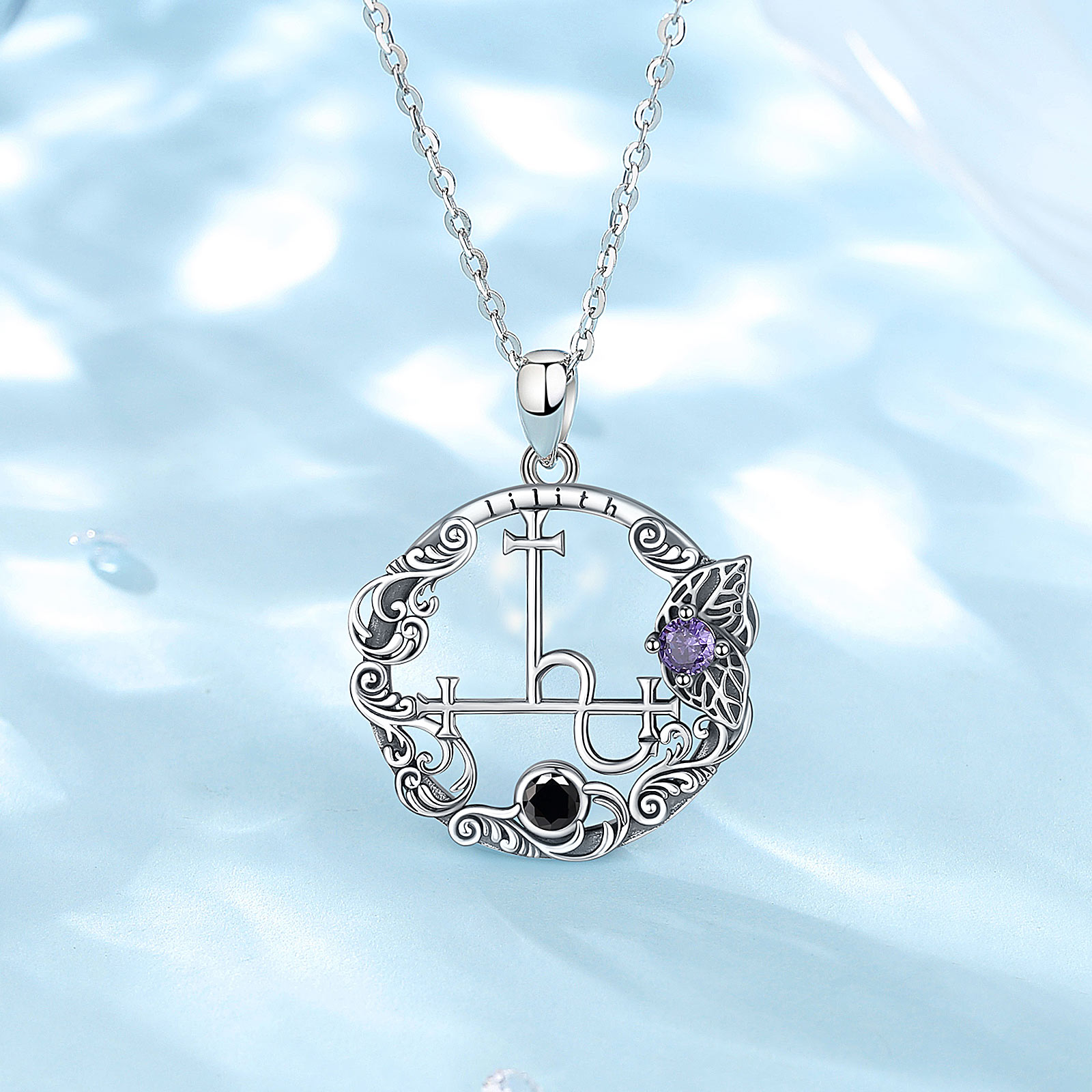 Eudora Halskette mit Lilith-Si – 925 Sterling Silver Chain Necklace Men Bewertung und Preis