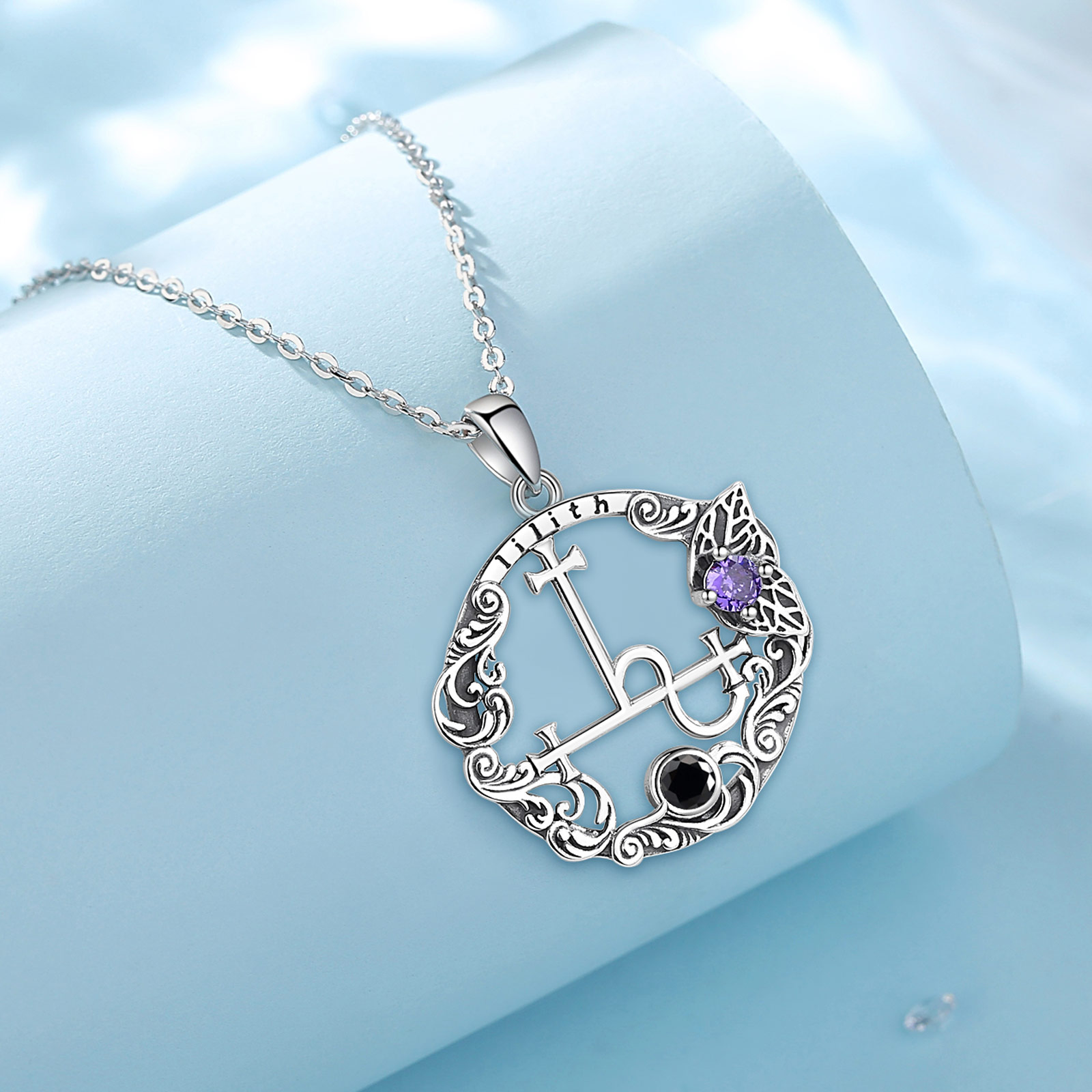 Eudora Halskette mit Lilith-Si – 925 Sterling Silver Chain Necklace Men Bewertung und Preis