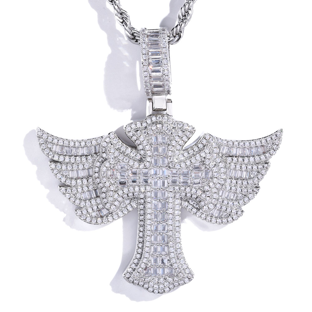 Hip Hop Volldiamant 18 Karat v – Cross Pendant Necklace Gold Bewertung und Preis