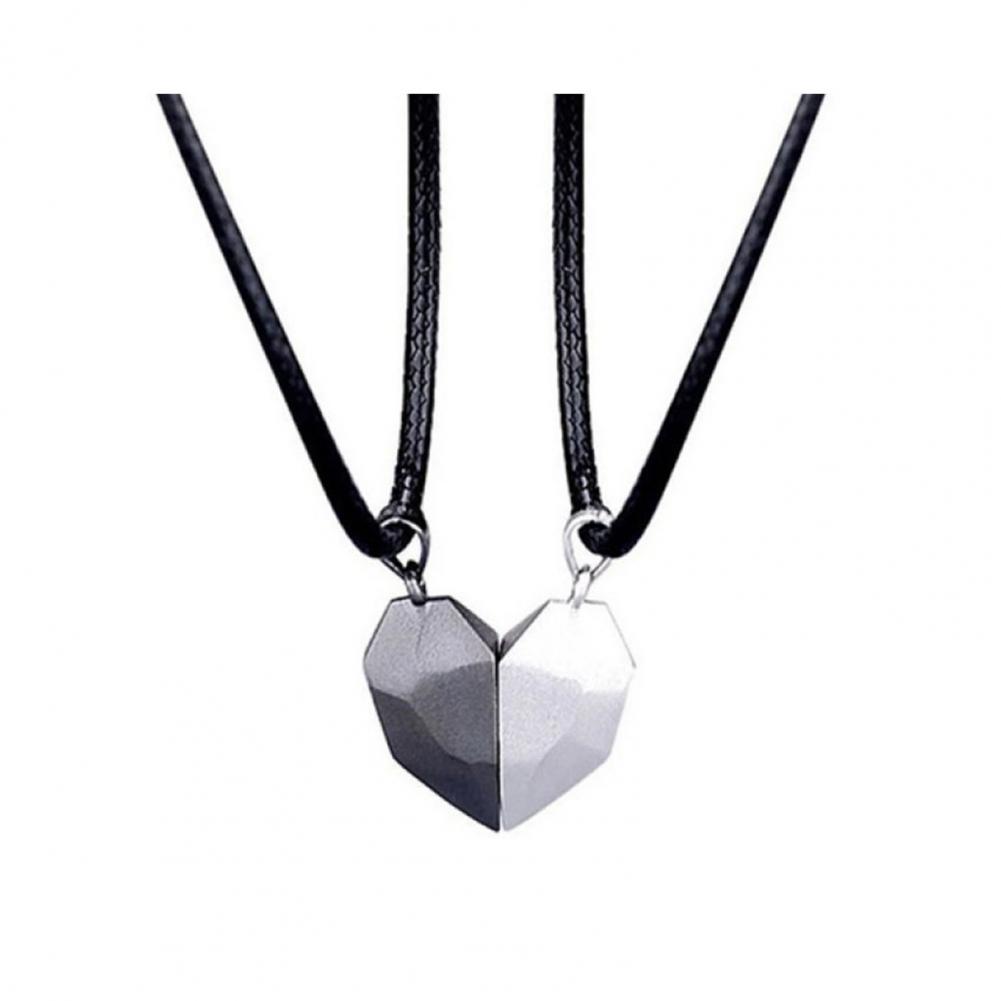 Herzanhänger-Halskette Paar-Se – Magnetic Couple Matching Necklaces Bewertung und Preis